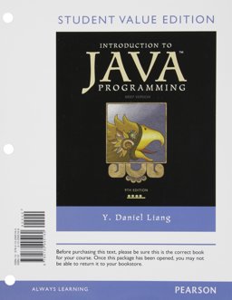 Introduction to Java Programming, Brief Version, Student Value Edition 9th 9780132995160 Front Cover