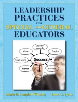 Leadership Practices for Special and General Educators  9780132996327 Front Cover