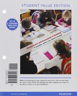 Measurement and Assessment in Teaching, Student Value Edition 11th 9780133007916 Front Cover