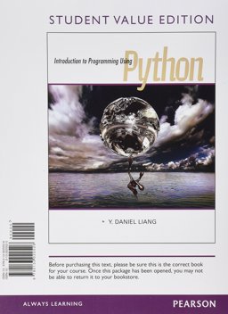 Introduction to Programming Using Python  9780133020526 Front Cover