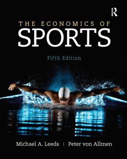 Economics of Sports 5th 9780133022926 Front Cover