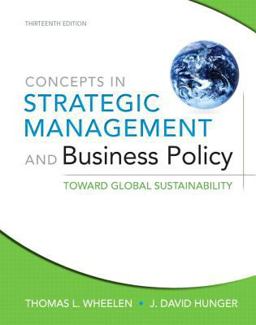 Concepts in Strategic Management and Business Policy