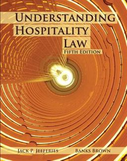 Understanding Hospitality Law:  9780133076905 Front Cover