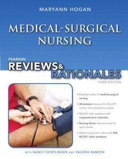 Pearson Reviews and Rationales Medical-Surgical Nursing with Nursing Reviews and Rationales 3rd 9780133083606 Front Cover