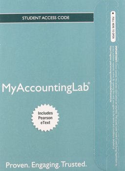 NEW MyAccountingLab with Pearson EText -- Standalone Access Card -- for Horngren's Accounting