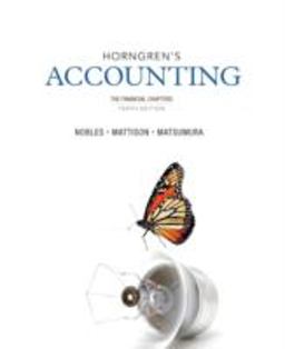 Horngren's Accounting - The Financial Chapters