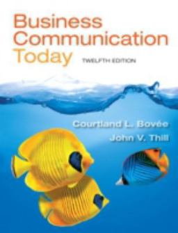 Business Communicaton Today 12th 9780133131116 Front Cover