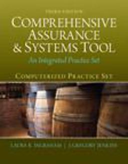 Computerized Practice Set for Comprehensive Assurance and Systems Tool (CAST) Plus Peachtree Complete Accounting 2012 Computerized Practice Set for Comprehensive Assurance and Systems Tool (CAST) Plus Peachtree Complete Accounting 2012