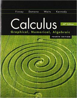 Calculus Graphical, Numerical, Algebraic 4th 9780133178579 Front Cover