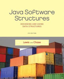 Java Software Structures Designing and Using Data Structures 4th 9780133250121 Front Cover