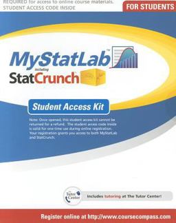 MyStatLab -- Standalone Access Card  9780133251395 Front Cover