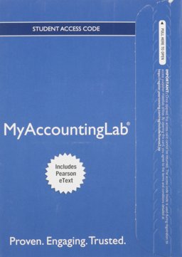 Introduction to Financial Accounting -- NEW Mylab Accounting with Pearson EText Access Code 11th 9780133251494 Front Cover