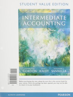 Intermediate Accounting: Student Value Edition 1st 2015 9780133251579 Front Cover
