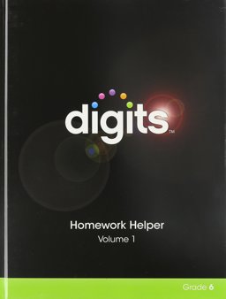 Digits Homework Helper Volume 1 Grade 6  9780133276299 Front Cover