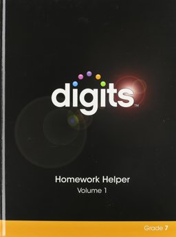 Digits Homework Helper Volume 1 Grade 7 1st 9780133276312 Front Cover