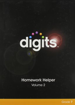 Digits Homework Helper Volume 2 Grade 7 1st 9780133276329 Front Cover