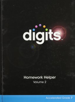 Digits Homework Helper Accelerated Grade 7 Volume 2  9780133306439 Front Cover