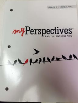 Myperspectives English Language Arts 2017 Student Edition Grade 09 Volume 1 2015 9780133338768 Front Cover
