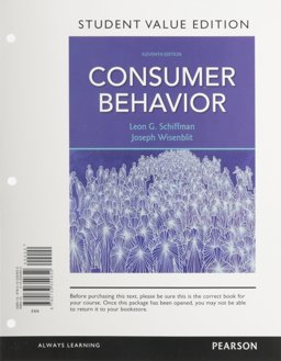 Consumer Behavior, Student Value Edition 11th 9780133354652 Front Cover