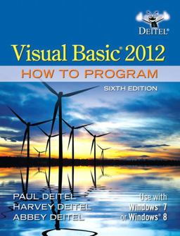 Visual Basic 2012 How to Program 6th 9780133406955 Front Cover