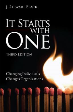 It Starts with One Changing Individuals Changes Organizations 3rd 9780133407303 Front Cover