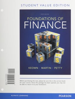 Foundations of Finance, Student Value Edition Plus NEW MyFinanceLab with Pearosn EText -- Access Card Packge