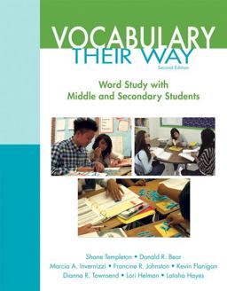 Words Their Way Vocabulary for Middle and Secondary Students 2nd 9780133431032 Front Cover