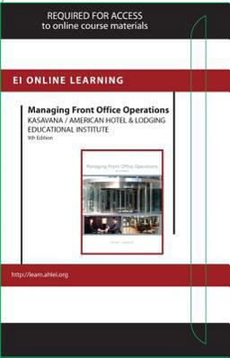 Managing Front Office Operations