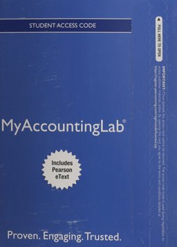 NEW Mylab Accounting with Pearson EText -- Access Card -- for Financial Accounting