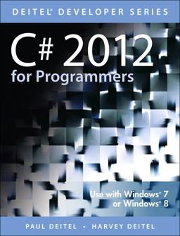 C# 2012 for Programmers 5th 9780133440577 Front Cover