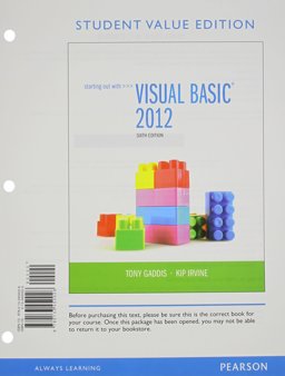 Starting Out with Visual Basic, Student Value Edition