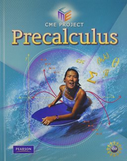 Center for Mathematics Education Precalculus Student Edition 2009c  9780133500202 Front Cover