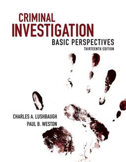 Criminal Investigation: Basic Perspectives  9780133514407 Front Cover