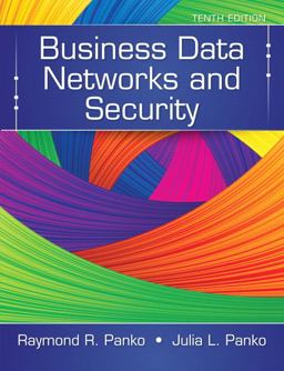 Business Data Networks and Security 10th 9780133544015 Front Cover