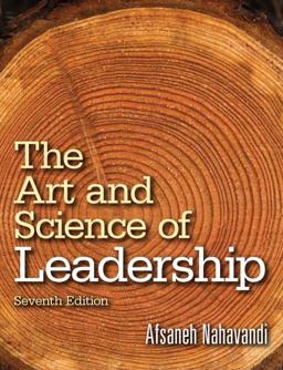 Art and Science of Leadership 7th 9780133546767 Front Cover