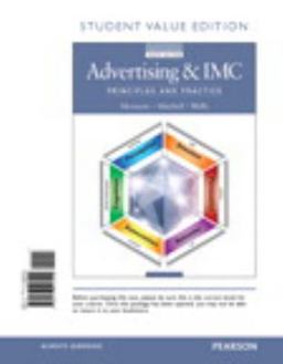 Advertising & Imc: Principles and Practice, Student Value Edition  9780133547900 Front Cover