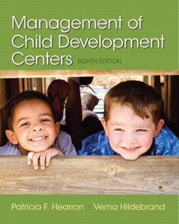 Management of Child Development Centers 8th 9780133571189 Front Cover