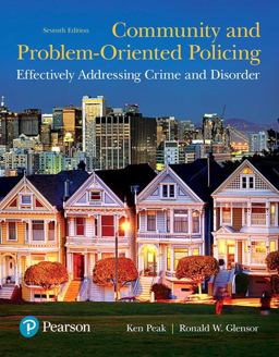 Community and Problem-oriented Policing: Effectively Addressing Crime and Disorder  9780133590104 Front Cover