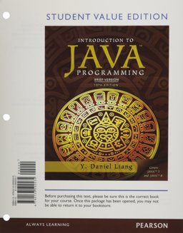 Student Value Edition for Intro to Java Programming, Brief Version