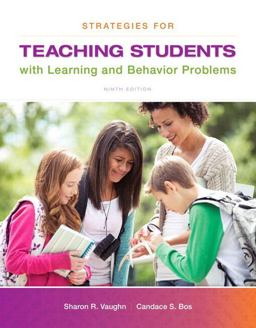 Strategies for Teaching Students with Learning and Behavior Problems 9th 9780133743999 Front Cover