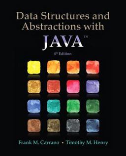 Data Structures and Abstractions with Java 4th 9780133744057 Front Cover