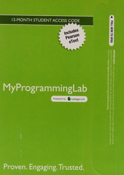 MyLab Programming with Pearson EText -- Access Code Card -- for Starting Out with Python