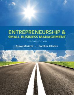 Entrepreneurship and Small Business Management 2nd 9780133767186 Front Cover