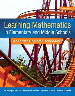 Learning Mathematics in Elementary and Middle School A Learner-Centered Approach, Enhanced Pearson EText with Loose-Leaf Version -- Access Card Package 6th 9780133783780 Front Cover