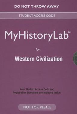 NEW Mylab History for Western Civilization -- Valuepack Access Card