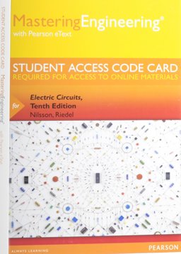 Mastering Engineering with Pearson Etext -- Access Card -- for Electric Circuits Mastering Engineering with Pearson Etext -- Access Card -- for Electric Circuits
