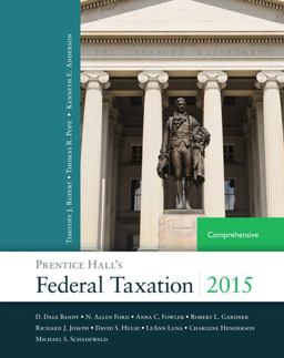 Prentice Hall's Federal Taxation 2015 Comprehensive 28th 9780133807783 Front Cover
