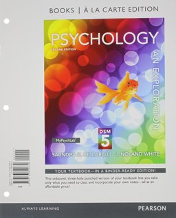 Psychology An Exploration with DSM5 Update, Books a la Carte Edition Plus MyPsychLab with Pearson EText 2nd 9780133825213 Front Cover