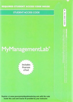 2014 MyManagementLab with Pearson EText -- Access Card -- for Management