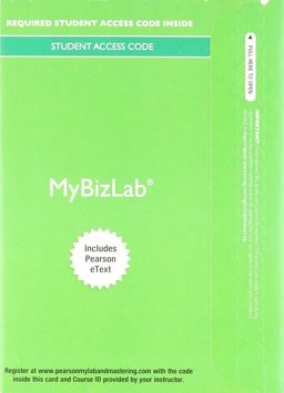 2014 MyBizLab with Pearson EText -- Access Card -- for Business